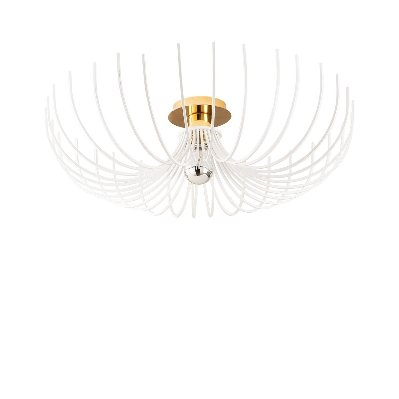 Plafoniera Aspendos N-640, Noor, 16 x 56 cm, 1 x E27, 100W, alb - imagine 7